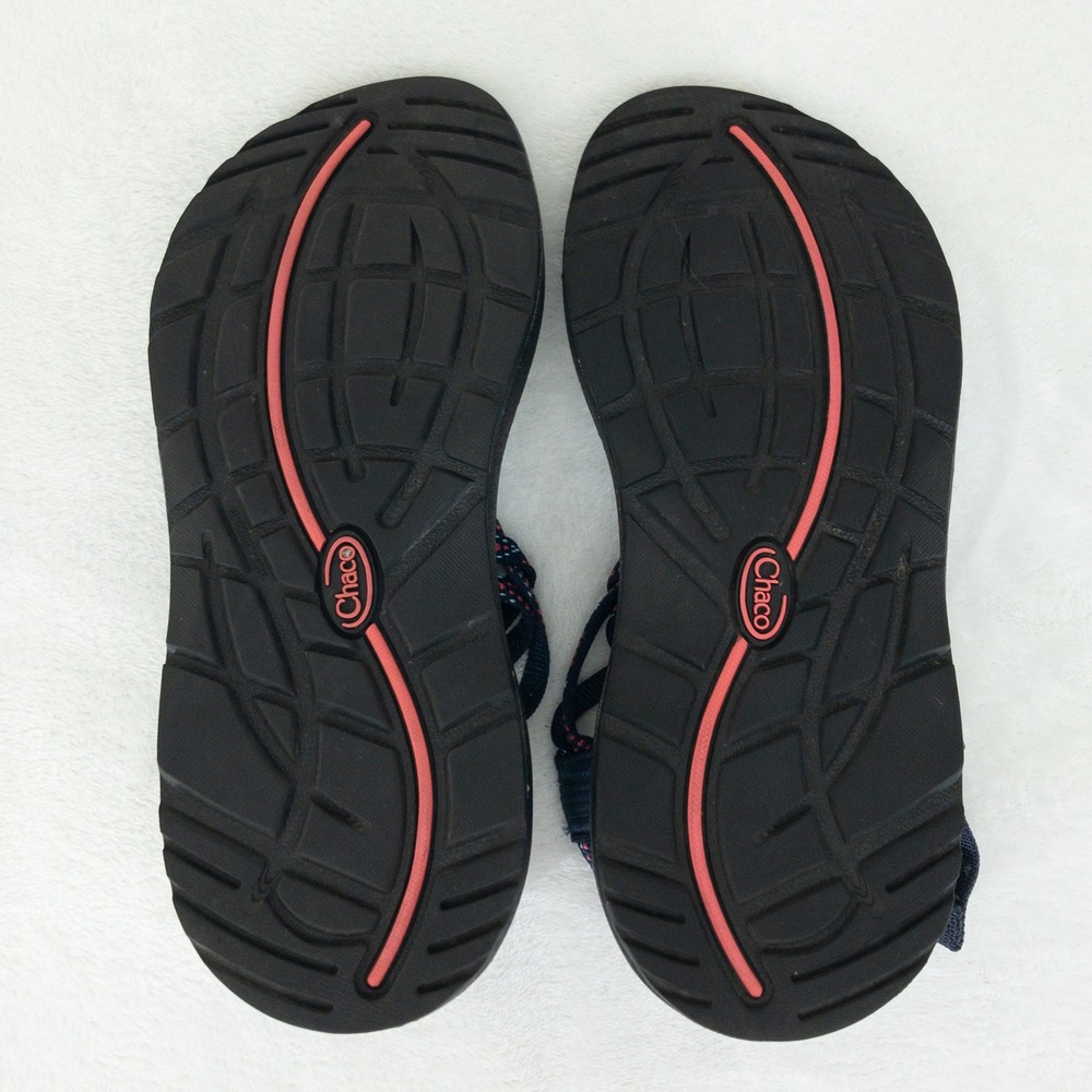 Chaco Z/Cloud Sandals Womens Size 6 Blue Strappy Toe Loop Hiking Shoes - Picture 14 of 16